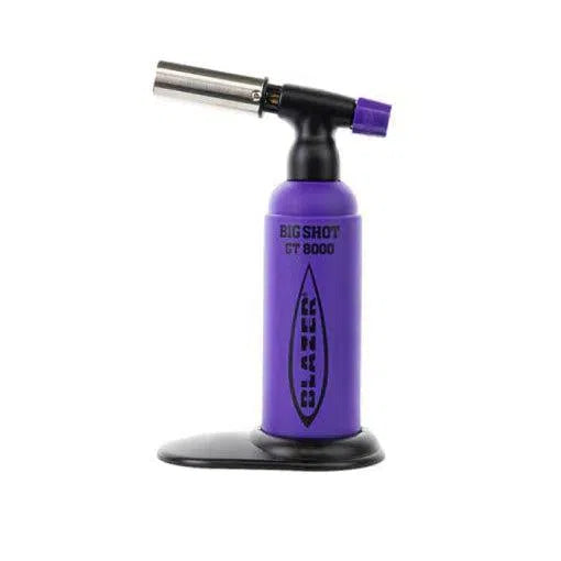 Blazer Big Shot Torch GT8000 Purple w/Black Logo - Limited Edition-Lighters & Torches-Blazer-NYC Glass
