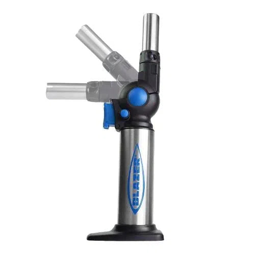 Blazer Flexible Dual Flame Turbo Torch FX-1000-Blazer-Black & Blue-NYC Glass