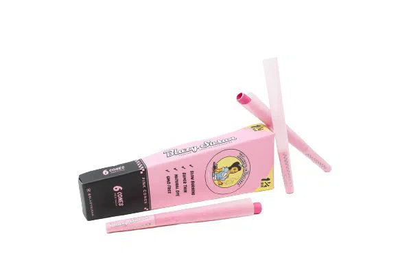 Blazy Susan Pink 1 1/4 Pre Rolled Cones-Blazy Susan-NYC Glass