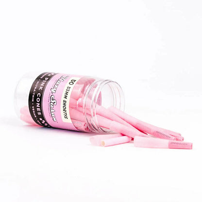 Blazy Susan Pink 53mm Shortys Cones (50ct)-Blazy Susan-NYC Glass