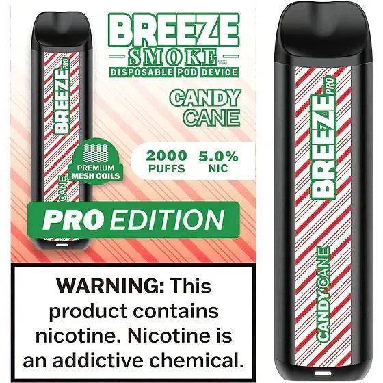 Breeze Pro 2000 Puff Nicotine Disposable - Full Box NYC GLASS 718 Breeze Pro 2000 Puff Nicotine Disposable - Full Box NYC GLASS 718