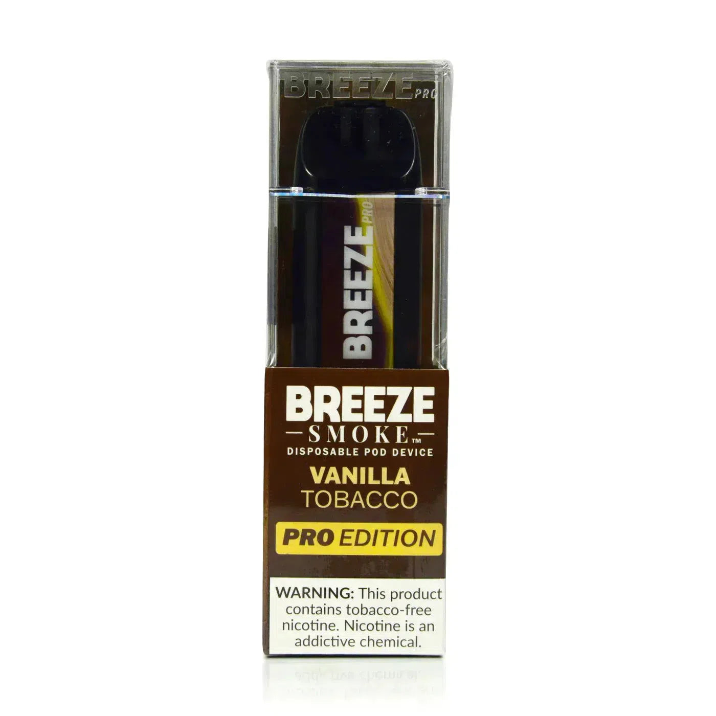 Breeze Pro 2000 Puff Nicotine Disposable - Full Box-Breeze-Vanilla Tobacco-NYC Glass