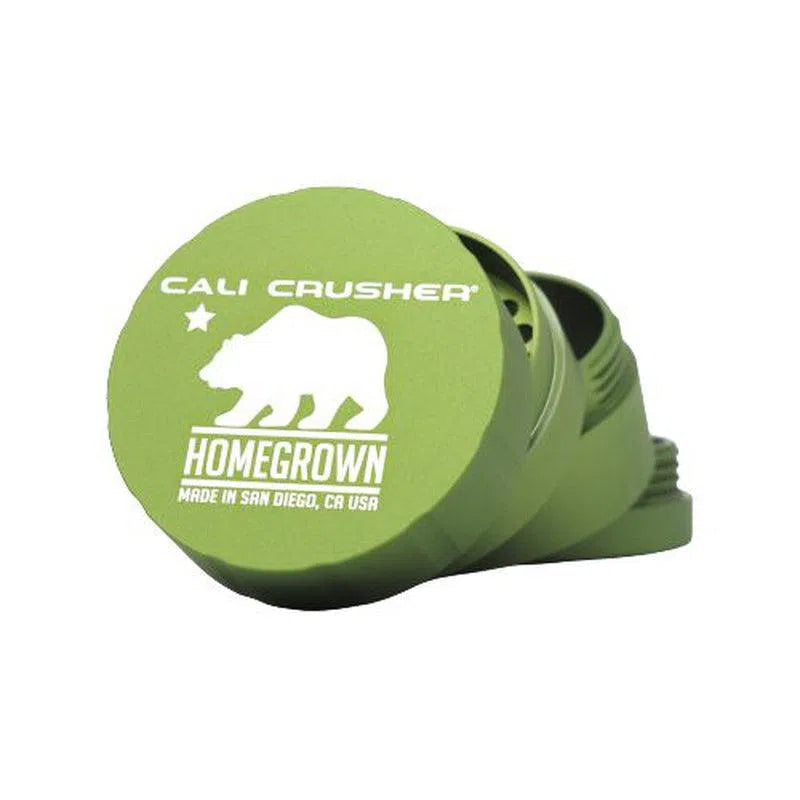 Cali Crusher® Homegrown Standard Quick Lock 2.35" 4 Piece Hard Top Grinder-Cali Crusher-Lime Green-NYC Glass