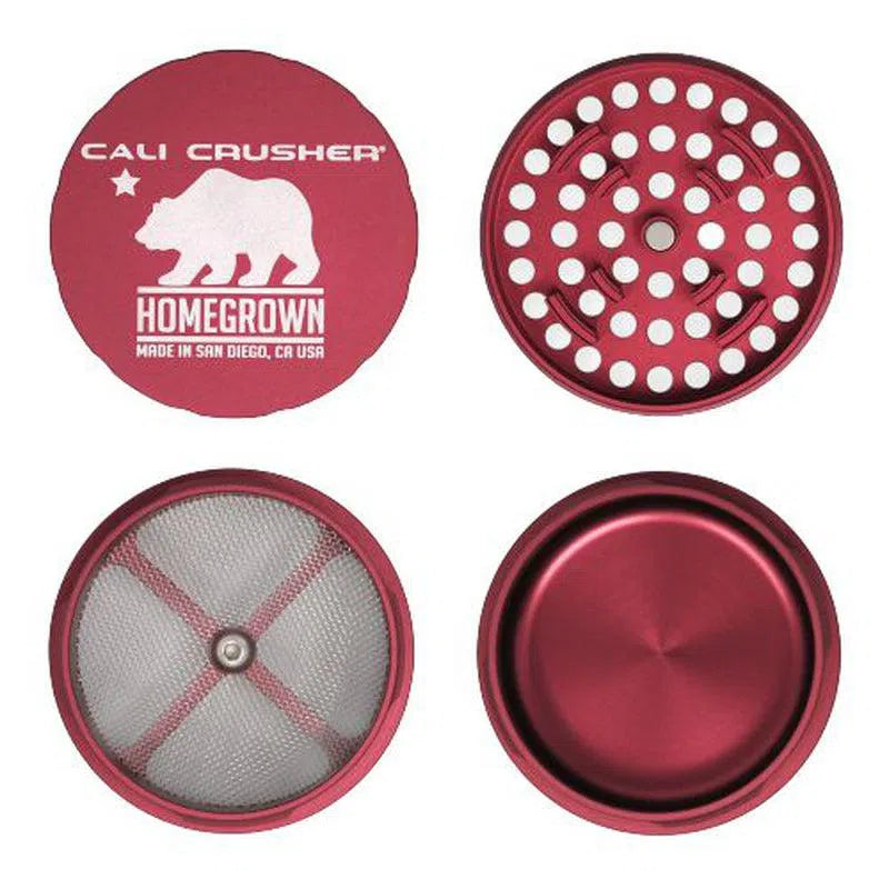 Cali Crusher® Homegrown Standard Quick Lock 2.35" 4 Piece Hard Top Grinder-Cali Crusher-NYC Glass