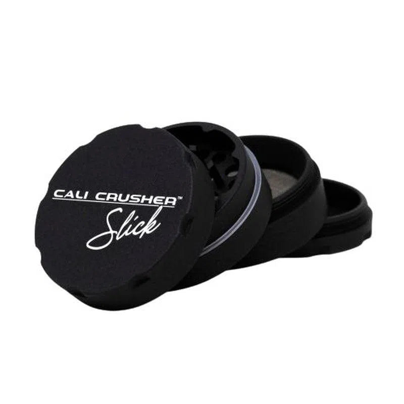 Cali Crusher® O.G. Slick 2" 4 Piece Non Stick Hard Top Grinder-Cali Crusher-Black-NYC Glass