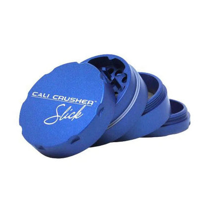 Cali Crusher® O.G. Slick 2" 4 Piece Non Stick Hard Top Grinder-Cali Crusher-Blue-NYC Glass