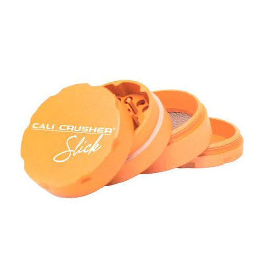 Cali Crusher® O.G. Slick 2" 4 Piece Non Stick Hard Top Grinder-Cali Crusher-Orange-NYC Glass