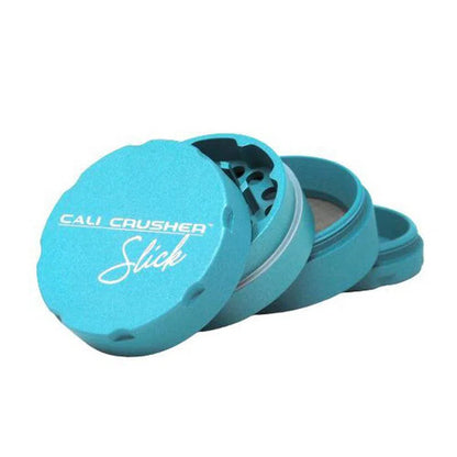 Cali Crusher® O.G. Slick 2" 4 Piece Non Stick Hard Top Grinder-Cali Crusher-Teal-NYC Glass