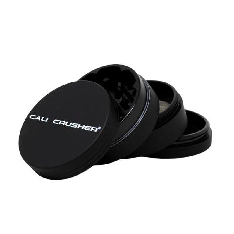 Cali Crusher® Powder Coated 2" 4 piece Matte Finish Hard Top Grinder-Cali Crusher-Black-NYC Glass