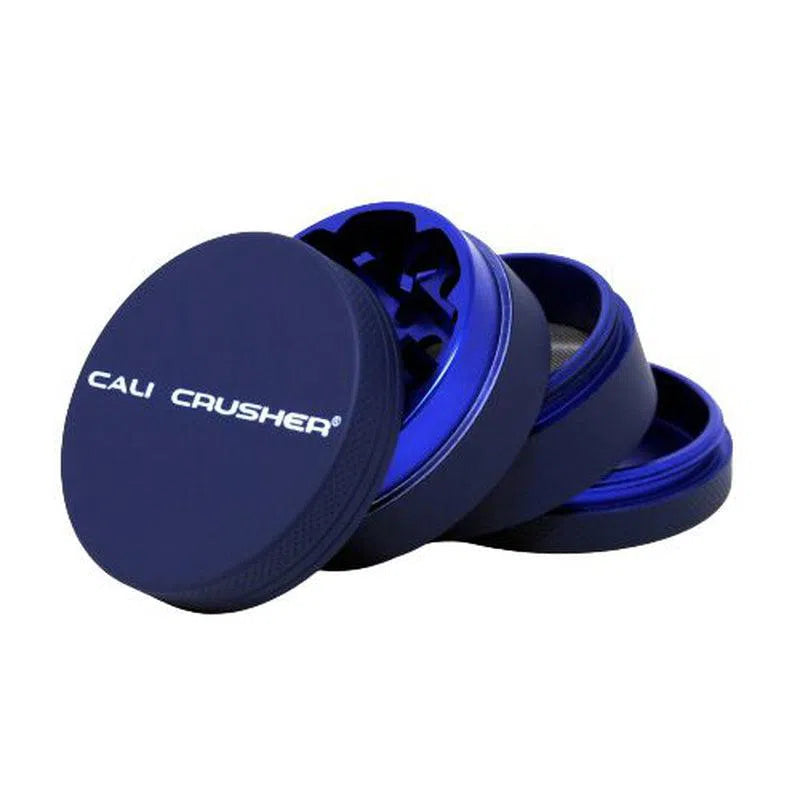 Cali Crusher® Powder Coated 2" 4 piece Matte Finish Hard Top Grinder-Cali Crusher-Blue-NYC Glass