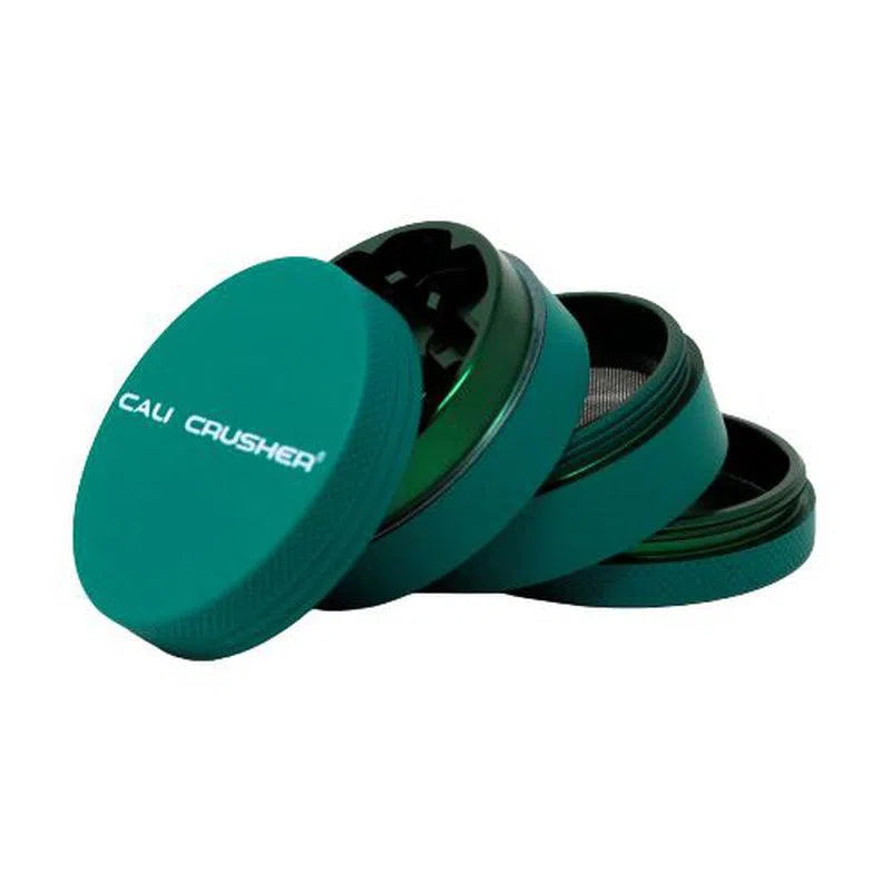 Cali Crusher® Powder Coated 2" 4 piece Matte Finish Hard Top Grinder-Cali Crusher-Green-NYC Glass