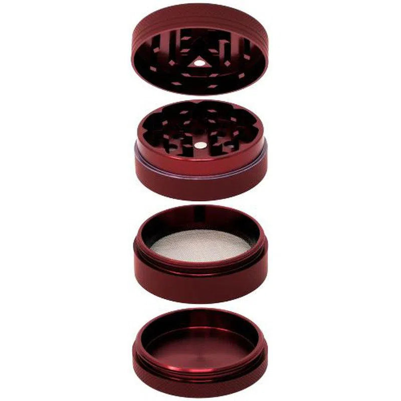 Cali Crusher® Powder Coated 2" 4 piece Matte Finish Hard Top Grinder-Cali Crusher-NYC Glass