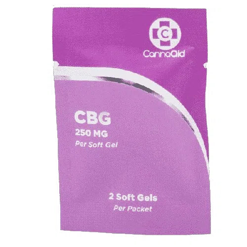 CannaAid CBG Soft Gel Capsules 500mg 2pk-CannaAid-NYC Glass