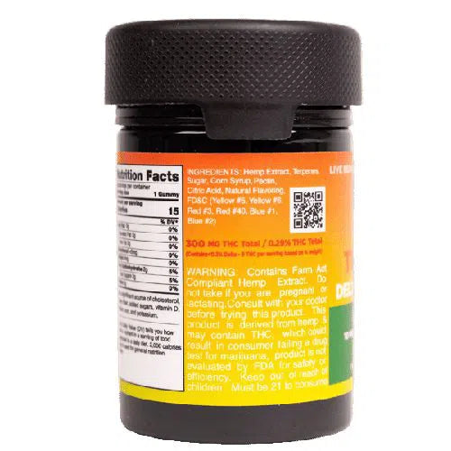 CannaAid Delta 9 + CBD Gummies 600mg Jar-CannaAid-NYC Glass