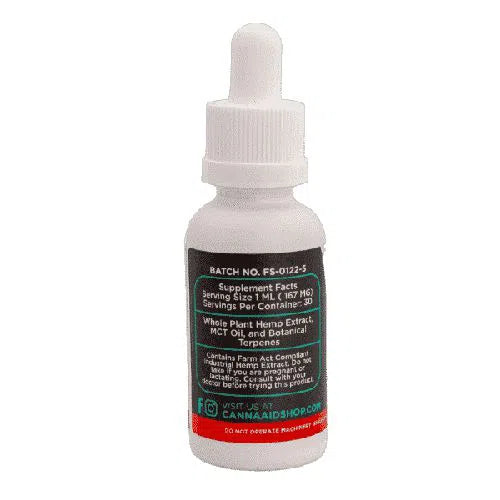 CannaAid Full Spectrum 5000mg 30ml Vegan Tincture-CannaAid-NYC Glass