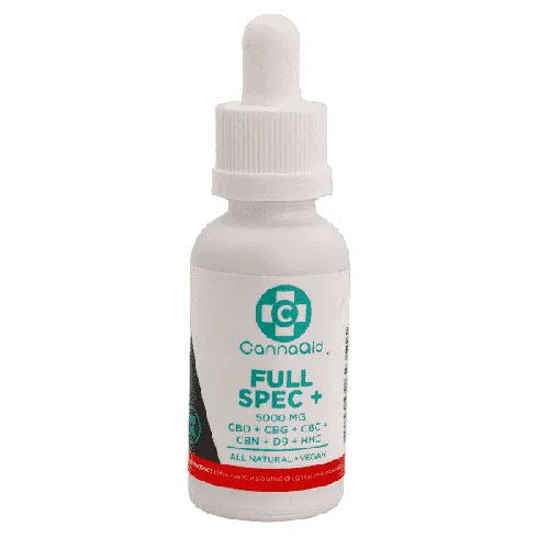 CannaAid Full Spectrum 5000mg 30ml Vegan Tincture-CannaAid-NYC Glass