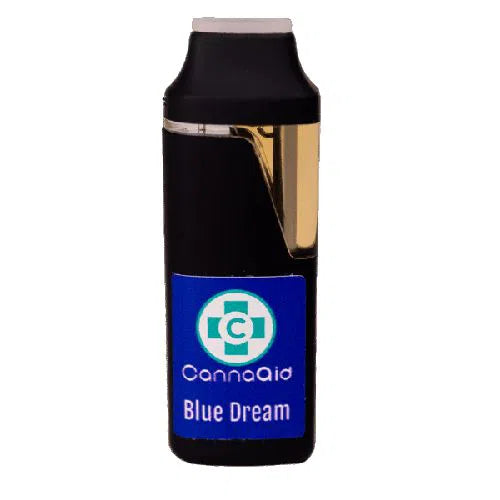 CannaAid Full Spectrum Live Resin CDT 2ml Mega Blend Rechargeable Disposable-CannaAid-Blue Dream (Sativa)-NYC Glass
