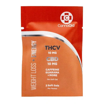 CannaAid Weight Loss & Energy THCV + CBD Soft Gel Capsules 2pk-CannaAid-NYC Glass