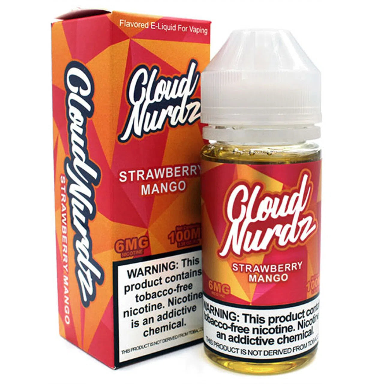 Cloud Nurdz 100ml E-Juice-Cloud Nurdz-Strawberry Mango 3mg-NYC Glass