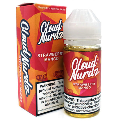 Cloud Nurdz 100ml E-Juice-Cloud Nurdz-Strawberry Mango 3mg-NYC Glass