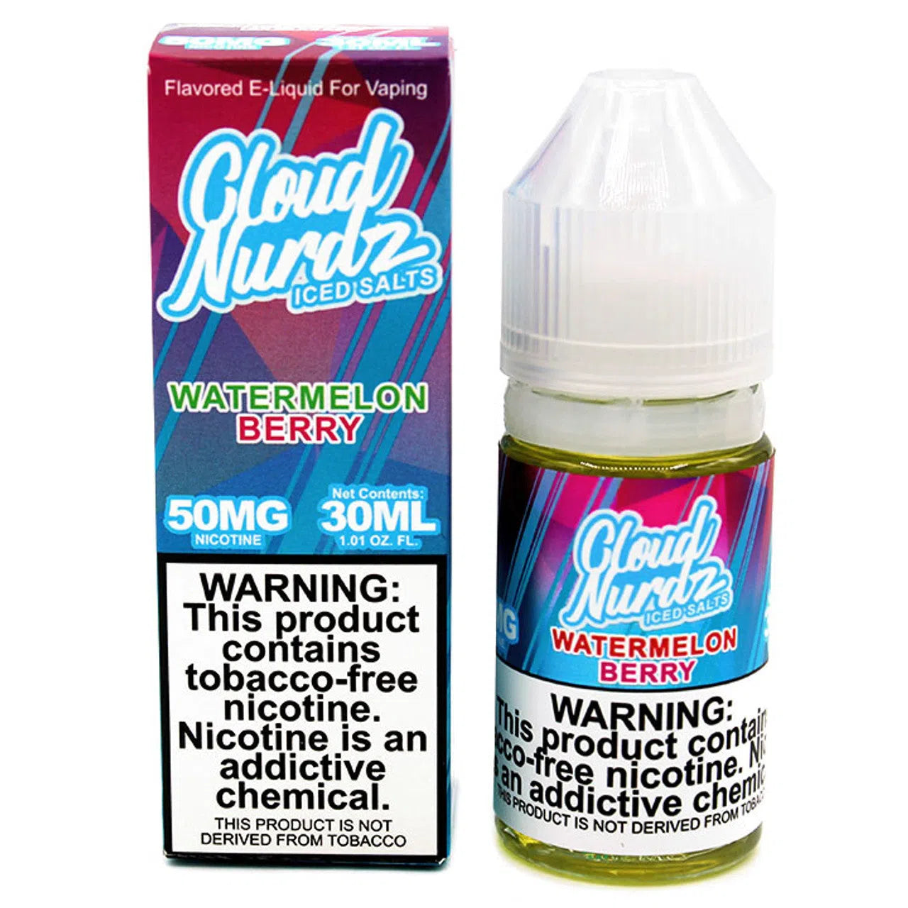 Cloud Nurdz Salts Tobacco-Free 30ml E-Juice-Cloud Nurdz-NYC Glass