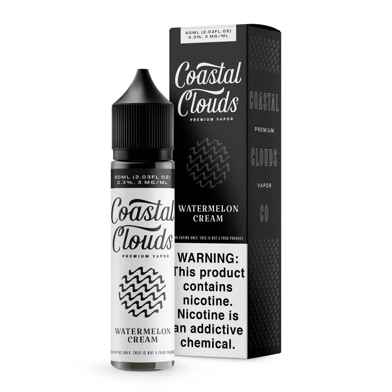 Coastal Clouds 3mg & 6mg 60ml E-Juice-Coastal Clouds-Watermelon Cream-3mg-NYC Glass