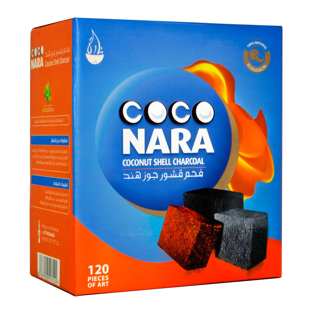 Coco Nara Coconut Shell Charcoal-Coco Nara-120 Pieces-NYC GLASS 718