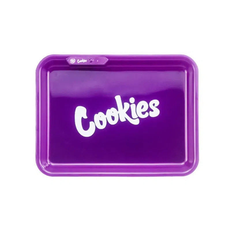 Cookies V3 Glow Rolling Tray-Cookies-Purple-NYC Glass