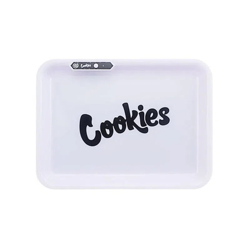 Cookies V3 Glow Rolling Tray-Cookies-White-NYC Glass