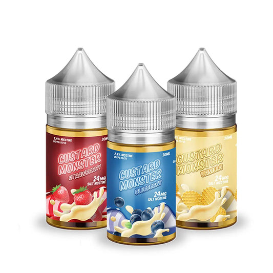 Custard Monster Salts E-Juice 30ml-Custard Monster-NYC Glass