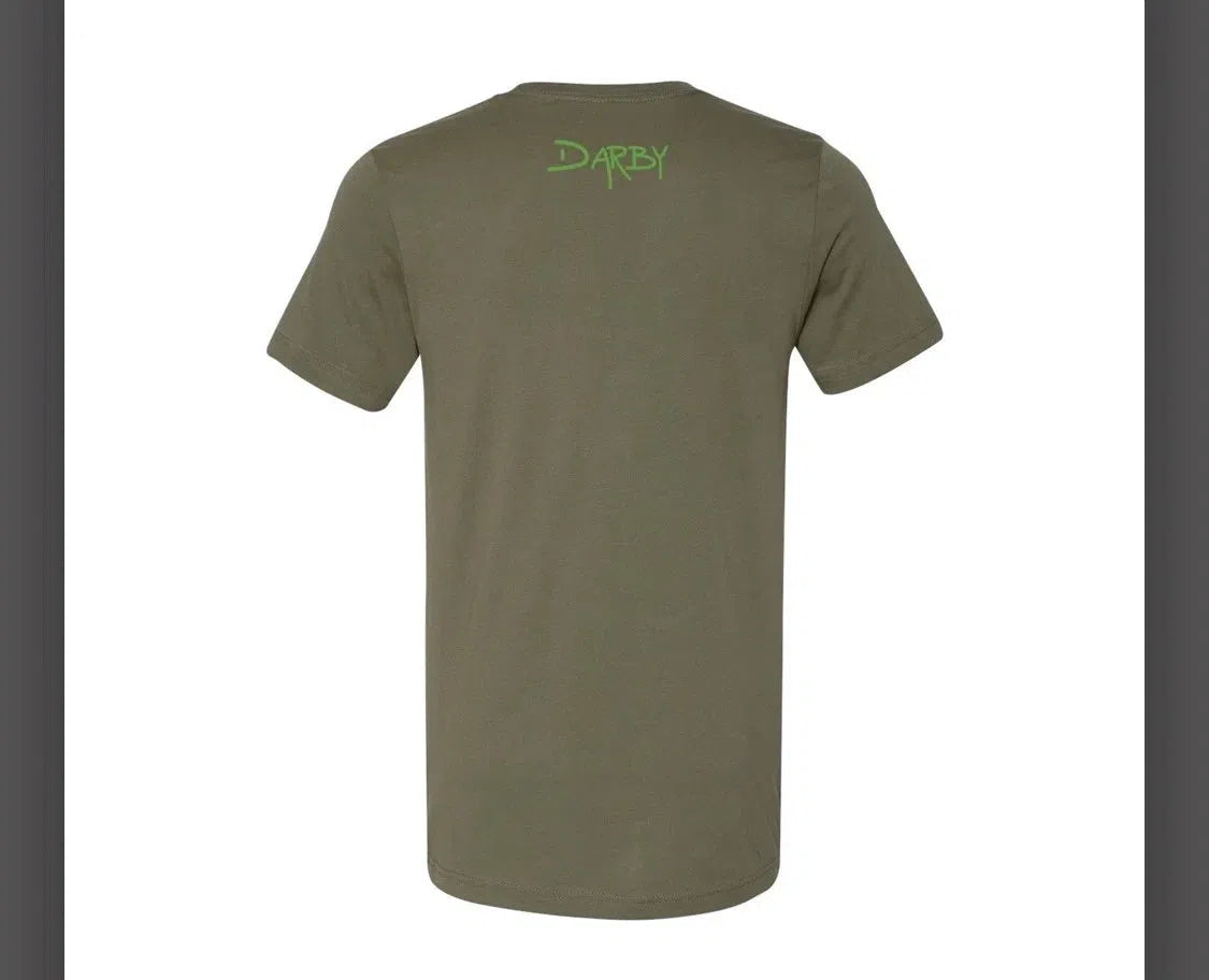 DARBY SIGNATURE GREEN SAGUARO CACTUS BELLA CANVAS UNISEX COTTON CREW T-SHIRT-Darby-Medium-NYC Glass