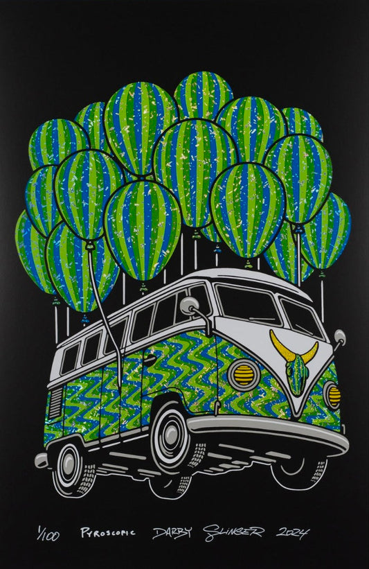 Darby Flying Bus Print-Darby-NYC Glass