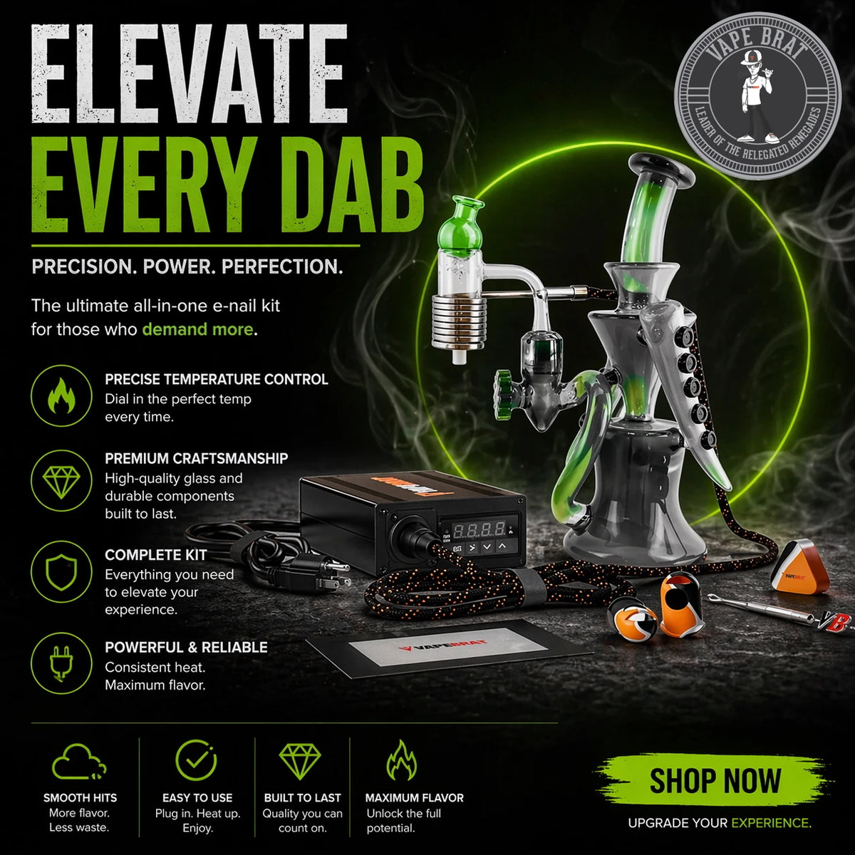 VapeBrat DripPit XL Enail Kit