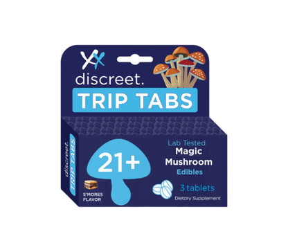 Discreet Trip Tabs Premium Mushroom Tablets-Trip Tabs-S'mores Flavor | 3 Tablets-NYC Glass