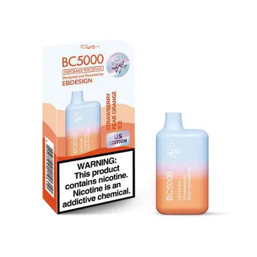 ebdesign bc5000 disposable vape EBDESIGN (Elf Bar) BC5000 5000 Puff Rechargeable Nicotine Disposable – NYC GLASS 718