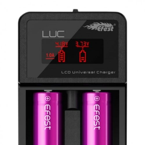 Efest LUC V2 Dual Slot 18650 Battery Car Charger-Efest-NYC Glass