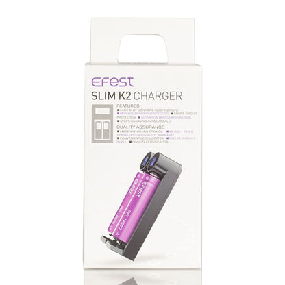 Efest SLIM K2 Two-Slot Battery Charger-Efest-NYC Glass