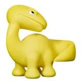 Elbo Glass Vinyl Bronto (6 inch)-Elbo Glass-Yellow-NYC Glass