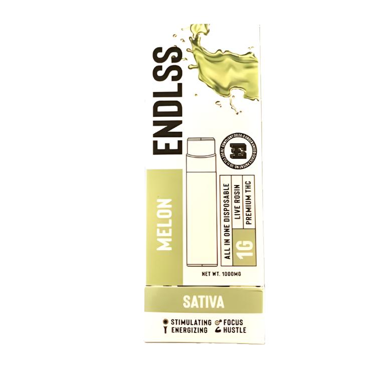 Endlss Premium THC Live Rosin 1g Disposable-Endlss-Melon (Sativa)-NYC Glass