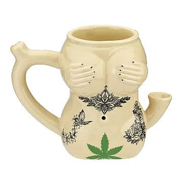 Fashion Craft Ceramic Mug (Assorted Designs)-Hand Pipe-Fashion Craft-Tattoo Girl-NYC Glass