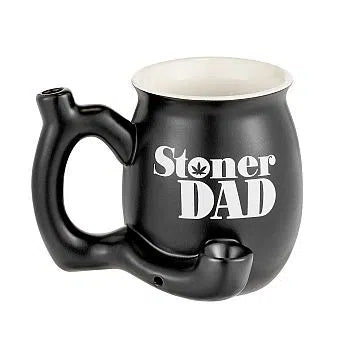 Fashion Craft Mugs-Fashion Craft-Matte Black Stoner Dad Mug-NYC Glass