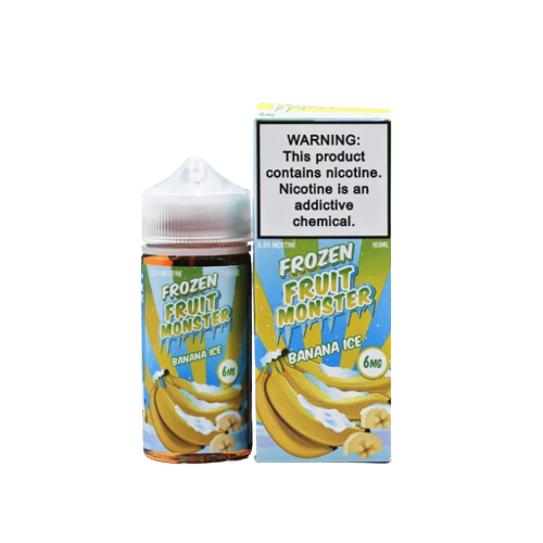 Frozen Fruit Monster Freebase E-Juice 100ml-Frozen Fruit Monster-Banana Ice 6mg-NYC Glass