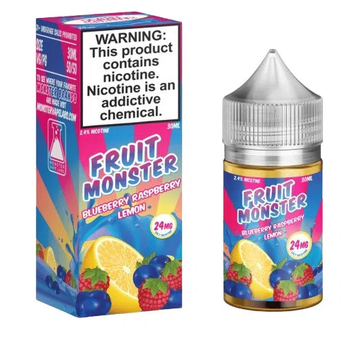 Fruit Monster Salts E-Juice 30ml-Fruit Monster-Blueberry Raspberry Lemon-24mg-NYC Glass