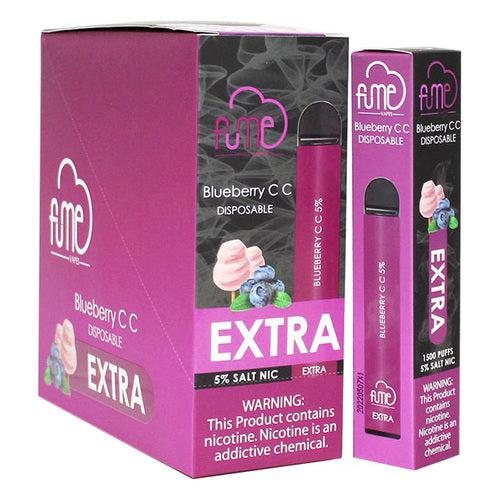 Fume EXTRA Nicotine Disposable 10pk FULL BOX-Fume-Blueberry C-NYC Glass