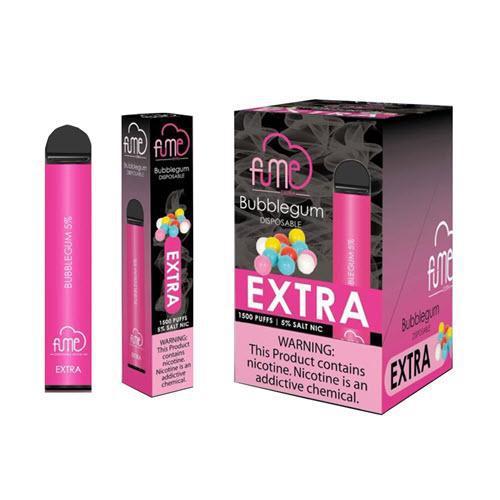 Fume EXTRA Nicotine Disposable 10pk FULL BOX-Fume-Bubblegum-NYC Glass