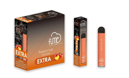 Fume EXTRA Nicotine Disposable 10pk FULL BOX-Fume-Peach Ice-NYC Glass