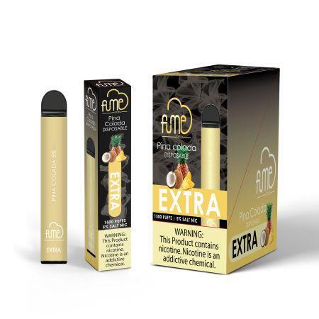 Fume EXTRA Nicotine Disposable 10pk FULL BOX-Fume-Pina Colada-NYC Glass