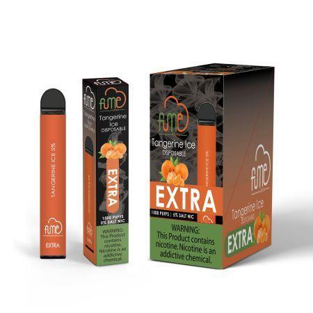 Fume EXTRA Nicotine Disposable 10pk FULL BOX-Fume-Tangerine Ice-NYC Glass