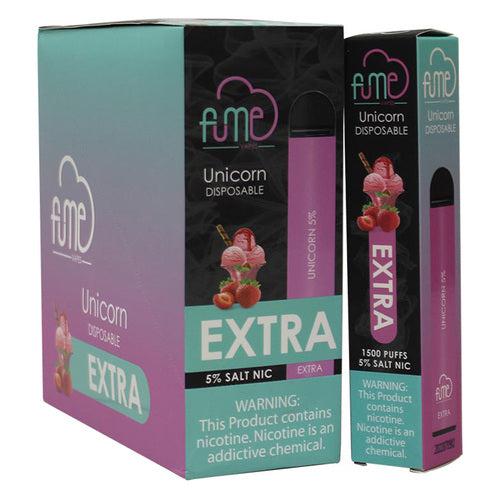 Fume EXTRA Nicotine Disposable 10pk FULL BOX-Fume-Unicorn-NYC Glass