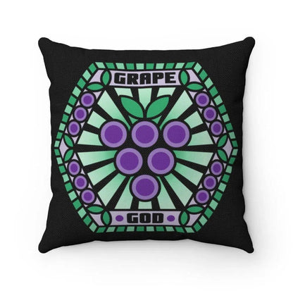 GRAPE GOD SPUN POLYESTER PILLOW-Grape God-NYC Glass